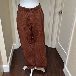 EUC GAP Pleated Linen Pants (S)